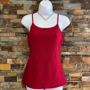 Express woman’s red floral tank size S